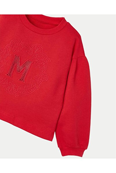 MAYORAL Girl's Embroidered Sweatshirt