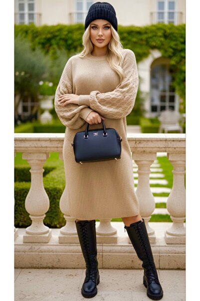 bohostyle Knitted winter dress