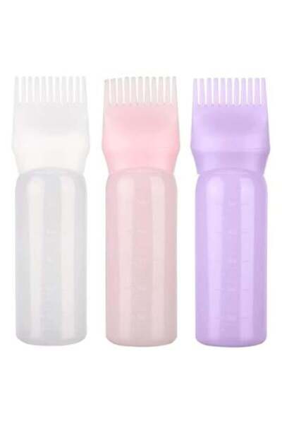 SASHA زجاجات توزيع الزيت والصبغة، 3 قطع (متعددة الألوان)