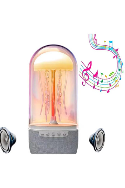 OEM Portable speaker with jellyfish design, 7-color lighting effects, Bluetooth