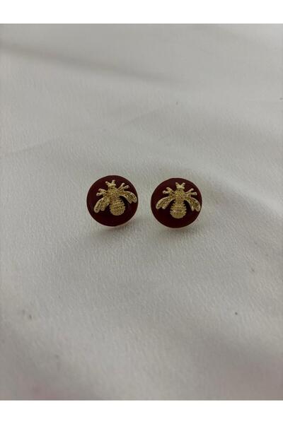 stainless steell Bee Detailed Steel Earrings