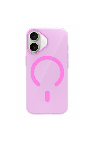 ceppark غطاء جوكو آبل آيفون 17 بي سي فارغ متوافق مع ماج سيف - وردي