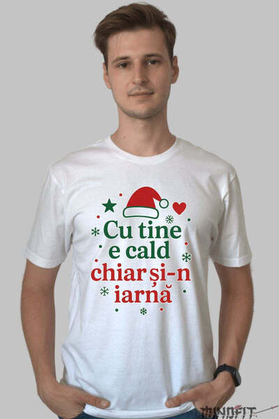 GILDAN Tricou De Craciun Cu Tine E Cald Chiar Si N Iarna Barbat