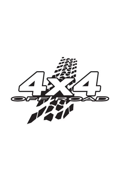 EYBA STİCKER 4x4 Off Road Car Sticker 25cm