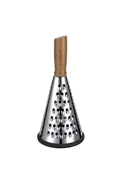 Fofon مبشرة مخروطية احترافية - مصنوعة من الفولاذ المقاوم للصدأ بمقبض خشبي مري...