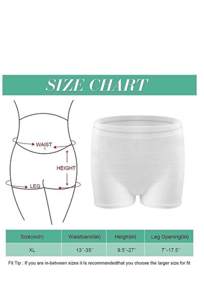Generic Disposable Maternity Postpartum Panties, High Waist Breathable Mesh Panties C Section, Maternity Und