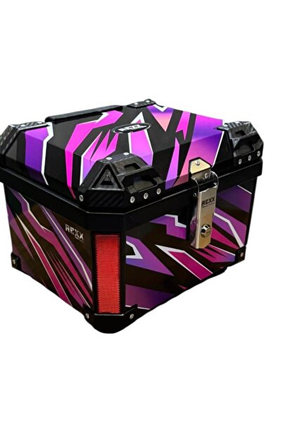 Arora cappicino motorsiklet çanta Topcase Premium 60 Litre ABS Motosiklet Çantası kırılmaz karbon