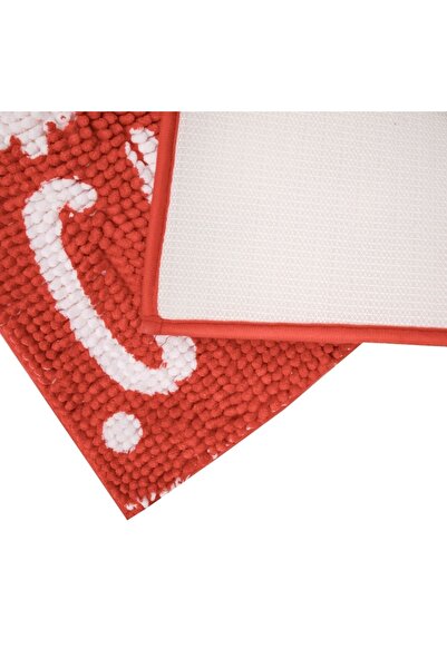 OEM Red Christmas bath mat with white "Merry Christmas" message 90x45cm