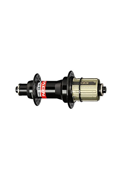 NOVATEC Roată spate neagră 24H, Shimano 9-11 viteze