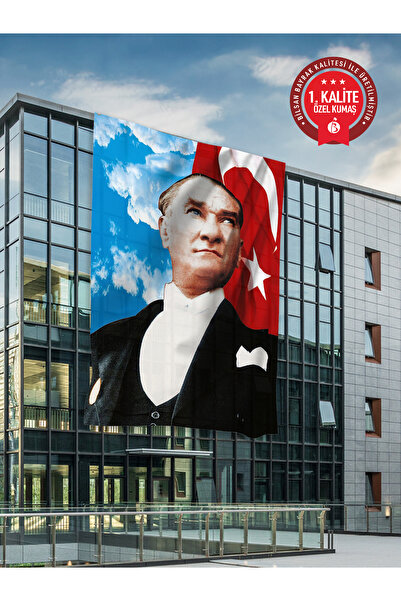 Bilsan Atatürk Bayrağı 100x150 cm - Raşel Kumaş 1. Kalite
