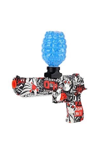 UTILITY ONE Automatic Toy Gun Desert Eagle - 5000 Gel Balls 7-8mm, USB Rechargeable, Includes Safety Goggles, 14