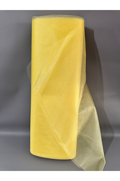 edalle Sarı Kristal Tül 100*300 Cm | Düğün, Kına, Nişan, Araba, Konvoy, Kapı,...