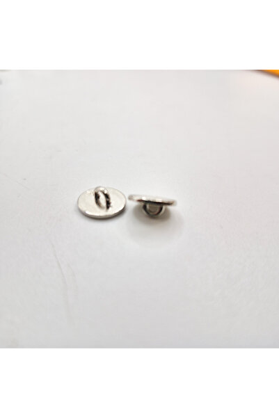 DEFİDA AKSESUAR Bluz Gömlek Düğmesi 20 BOY ( 12,5 mm ) Metal Para Model Gümüş...
