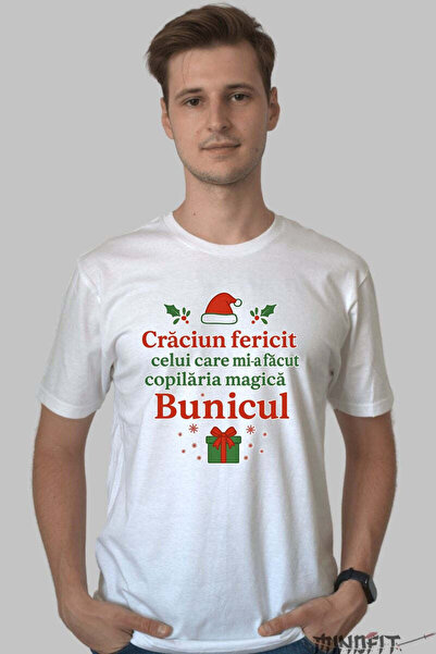 GILDAN Tricou De Craciun Bunicul Copilariei Magice Barbat