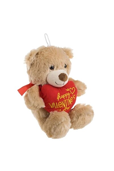 IRO Beige Plush Bear with Red Heart 24 cm