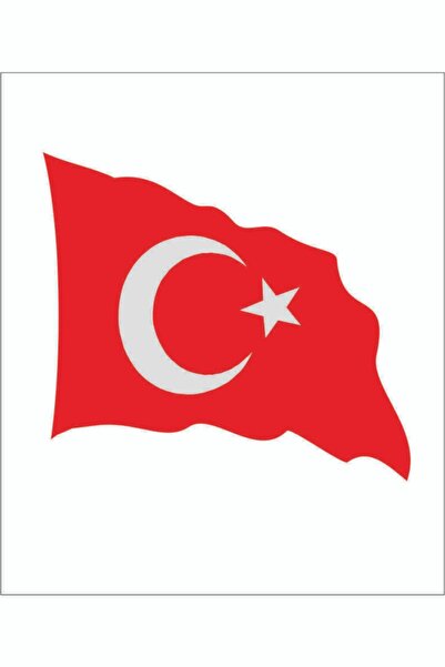EYBA STİCKER ملصق العلم التركي المتموج