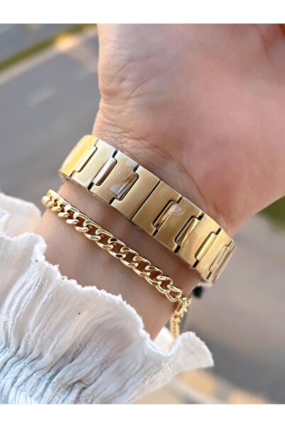 Daniel Klein 2 Years Warranty Steel Cord 30 Mt Water Resistant Women Wristwatch+Bracelet Bf.G.10055.3