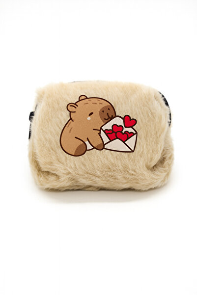 MakeWell Plush Kuromi Capybara Design Children's Plush Wallets