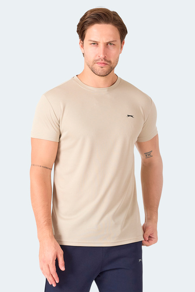 Slazenger Omar Ktn Men's Ecru T-Shirt