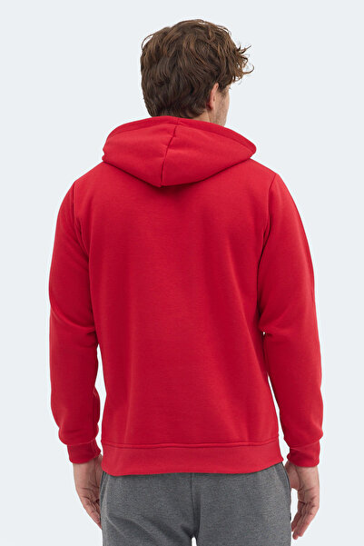 Slazenger Moonlight I Men's Hooded Red Sweatshirt