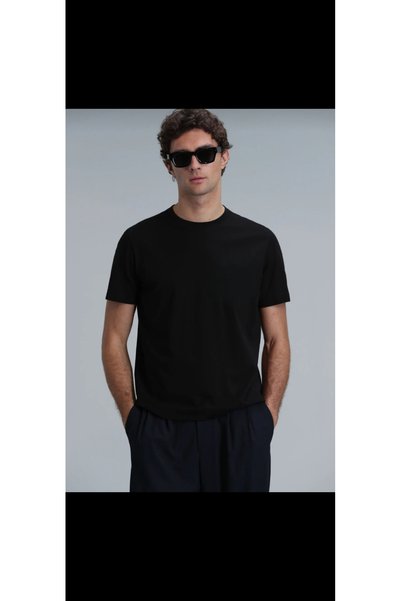 Cinar erkek giyim Men's T-Shirt Crew Neck Plain Stretchy