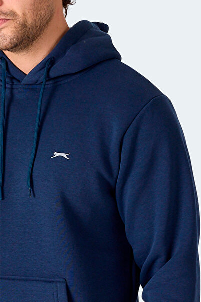 Slazenger MOONLIGHT I Чоловічий синій світшот з капюшоном