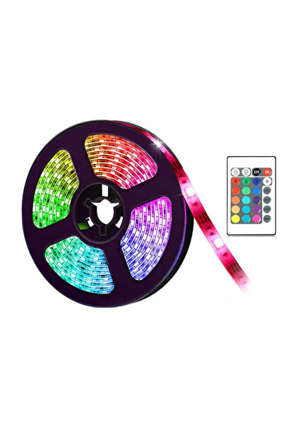 OEM RGB LED Strip Kit with Remote Control 300 LEDs Length 5m 220V BS