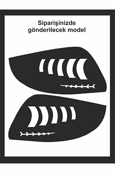 EYBA STİCKER Fiat Linea Stop Farı Led Görünümlü Folyo Kaplama - Stop Kaplama ...