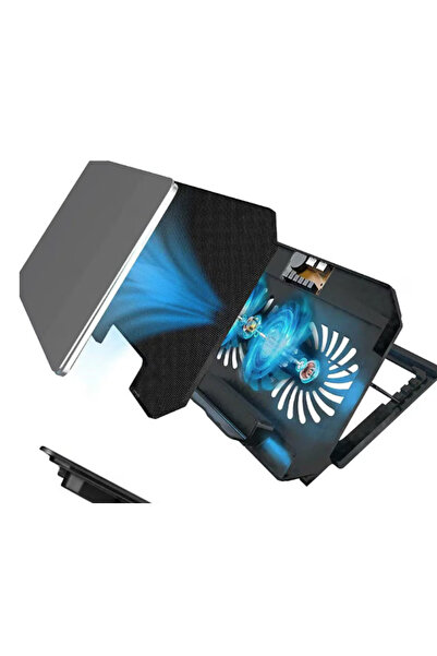 OEM Q SR03 silent laptop cooler with 2 USB fans, black