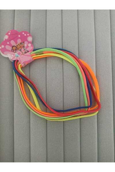 MutluBiDünya 6 Adet İnce Esnek Bandana Saç Bandı