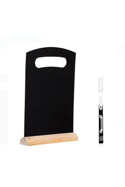 BURRAQ Decorative Black Chalkboard Notes with Marker, 21 x 33.5 cm