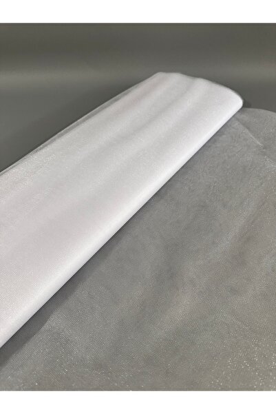 edalle Beyaz Kristal Tül 100*300 Cm | Düğün, Kına, Nişan, Araba, Konvoy, Kapı, Bohça, Kapı Süsleme Tülü