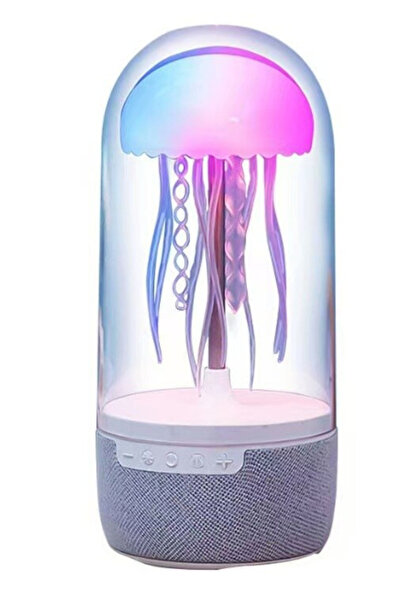 OEM Portable speaker with jellyfish design, 7-color lighting effects, Bluetooth