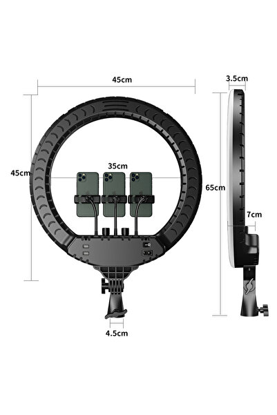 Generic 18 Inch LED Ring Light Kit with Remote Control | Perfect for TikTok, YouTube & Beauty Shots