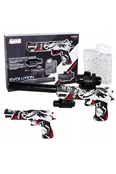 OEM Toy gel ball pistol, 14+, USB, Detachable silencer, Multicolor