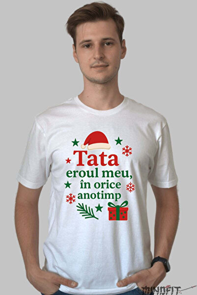 GILDAN Tricou De Craciun Tata Eroul Meu Barbat