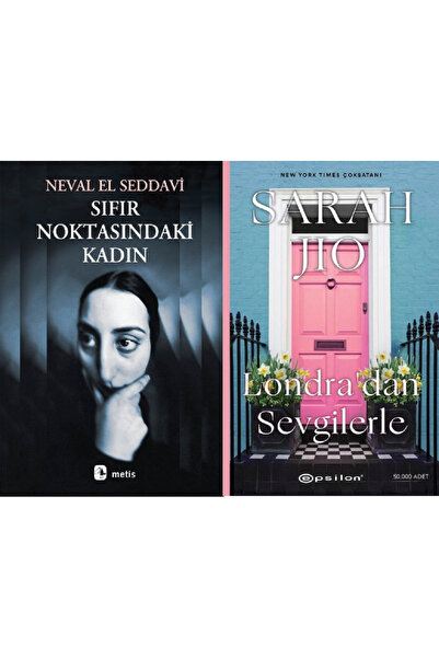 Epsilon Yayınevi Londra'dan Sevgilerle + Sıfır Noktasındaki Kadın 2 Kitap Set
