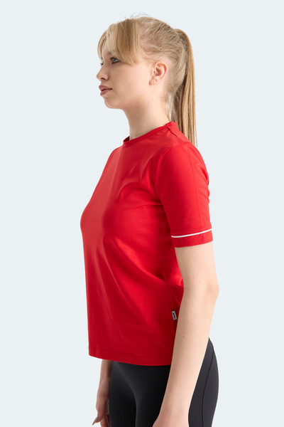 Slazenger Vitya I Women's Red T-Shirt