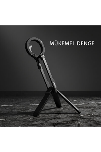 Mervolia Ma30 Magsafe Manyetik Telefon Tripodu, Cep Tipi Katlanabilir Stand V...