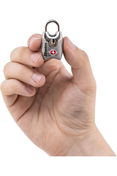 Master Lock 4689T TSA Approved Keyed Lock, 2 Pack, Colors May Vary