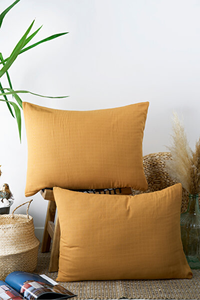 Cottonin Home غطاء وسادة من الموسلين بطبقتين OEKO-TEX ®   المعيار 100