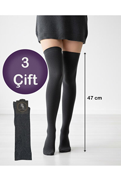 ragi store 3-Piece Over-The-Knee Maternity Socks