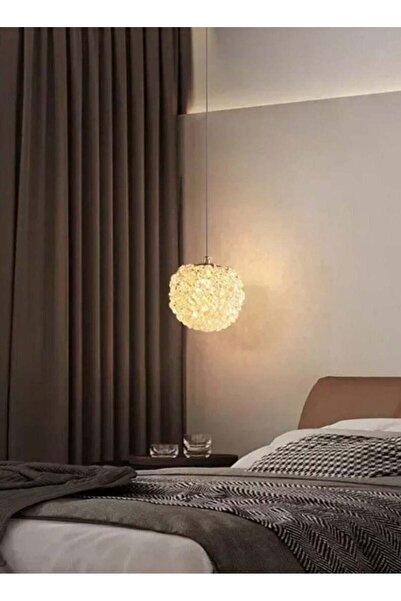 Generic Modern spherical ceiling chandelier with three lights, 15 cm, 2 m cord