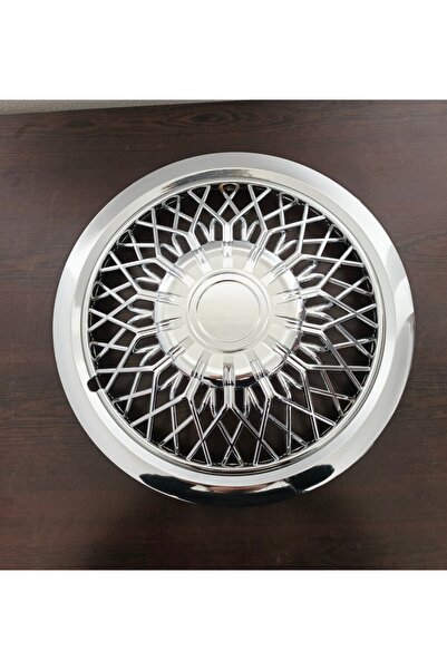 Universal 14"inç 1.Sınıf Krom Kaplama Telli Jant Kapağı Her Araçla Uyumlu 4'l...