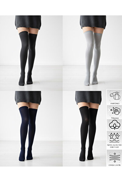 ragi store 3-Piece Over-The-Knee Maternity Socks