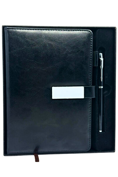 Arc Gift Leather Notebook & Agenda and Pen Set