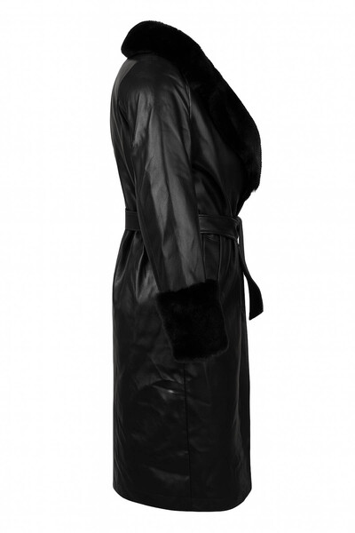 trender 26kg07000024 Black Women's Coat 3427