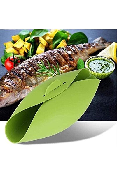 Flippy Foldable Silicone Baking Tray for Oven - 24.5x9 cm, Green