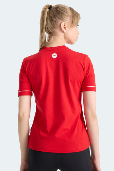 Slazenger Vitya I Women's Red T-Shirt