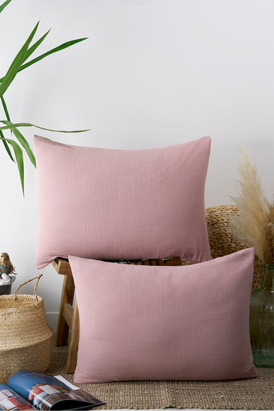 Cottonin Home غطاء وسادة من الموسلين بطبقتين OEKO-TEX ®   المعيار 100